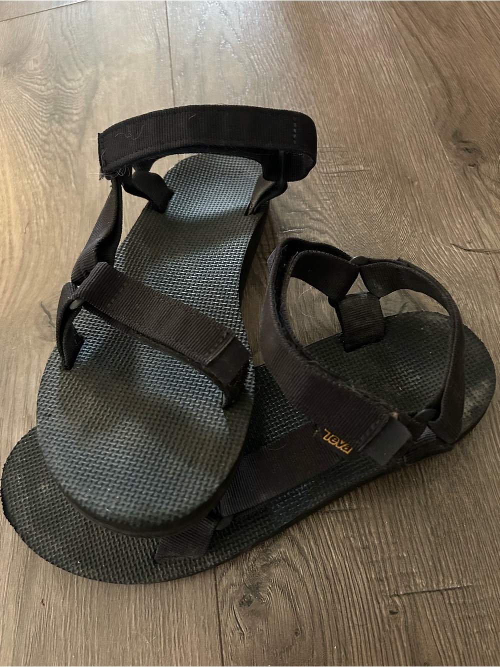 Women’s Teva Black Strapped Sandals
